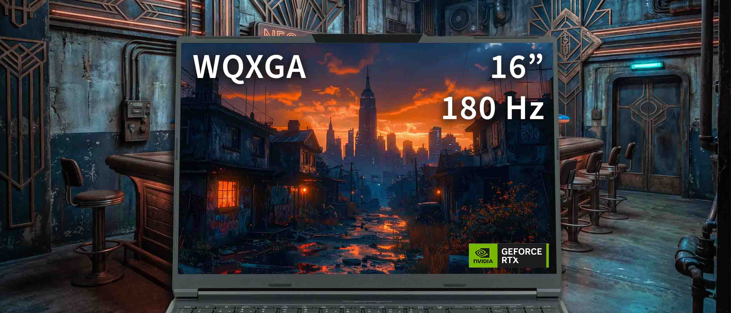 16 Zoll WQXGA 180 Hz Display im JodaBook G16 Rebel