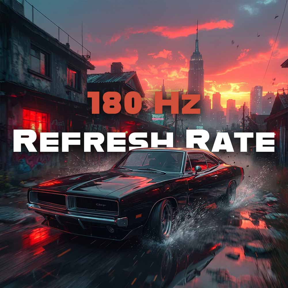 180 Hz – High-Refresh Display für flüssiges Gameplay